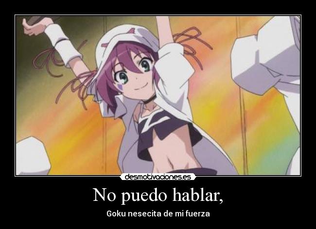 No puedo hablar, - 