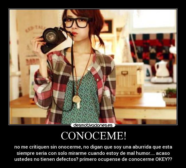 CONOCEME! -