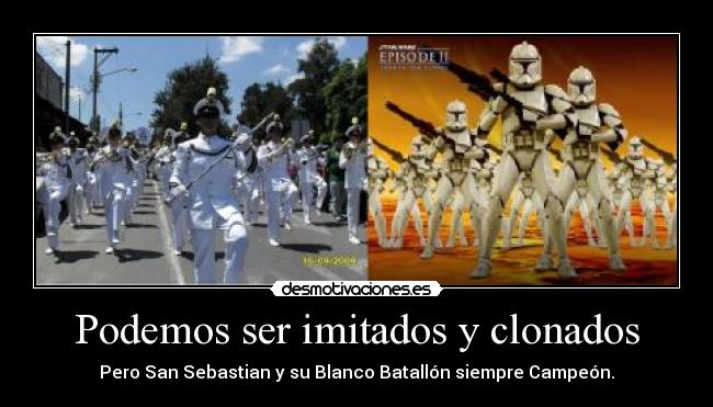 Podemos ser imitados y clonados - 