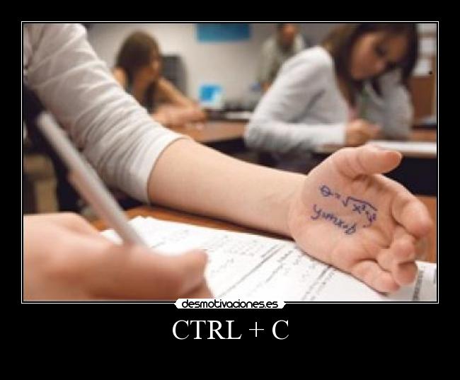 CTRL + C -