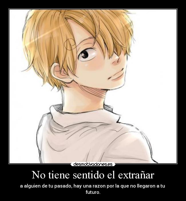 carteles one piece sanji anime frase mia desmotivaciones