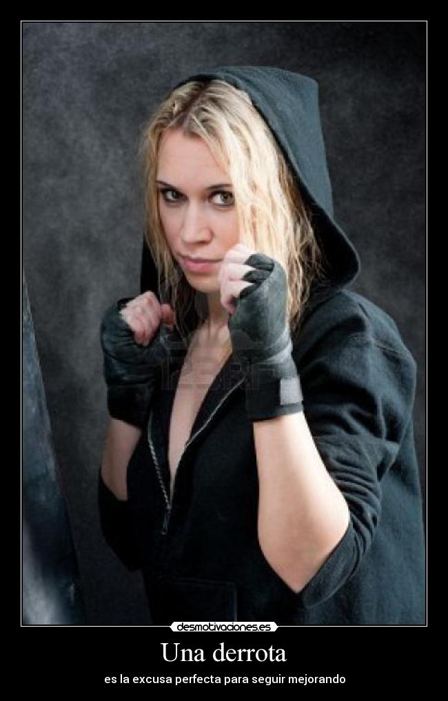 Una derrota - es la excusa perfecta para seguir mejorando