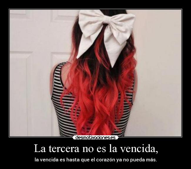 La tercera no es la vencida, - 