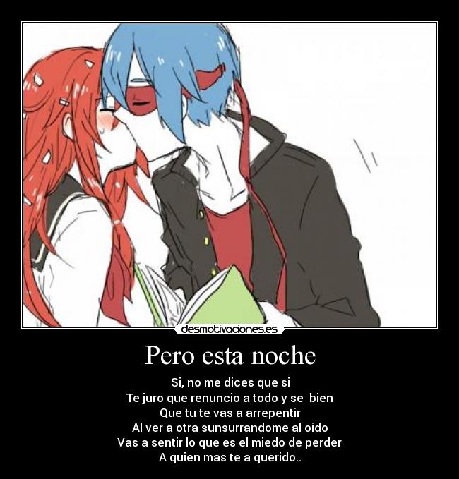 carteles pero esta noche desmotivaciones