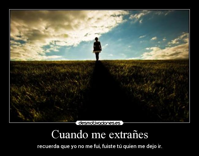 Cuando me extrañes -