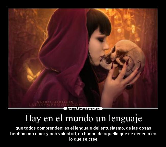 Hay en el mundo un lenguaje -