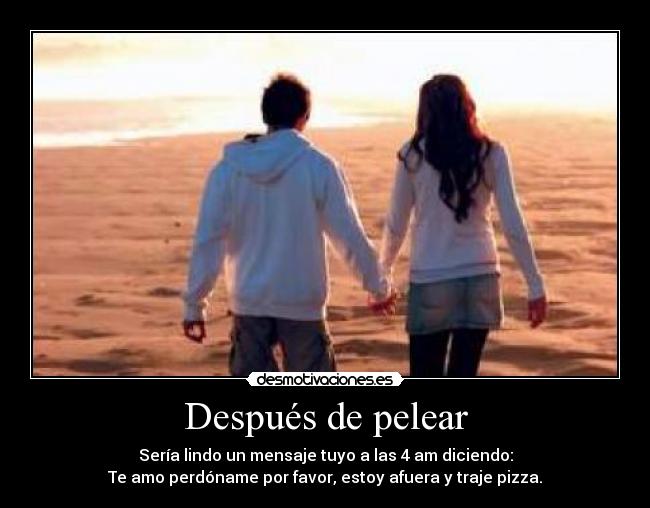 Después de pelear - 