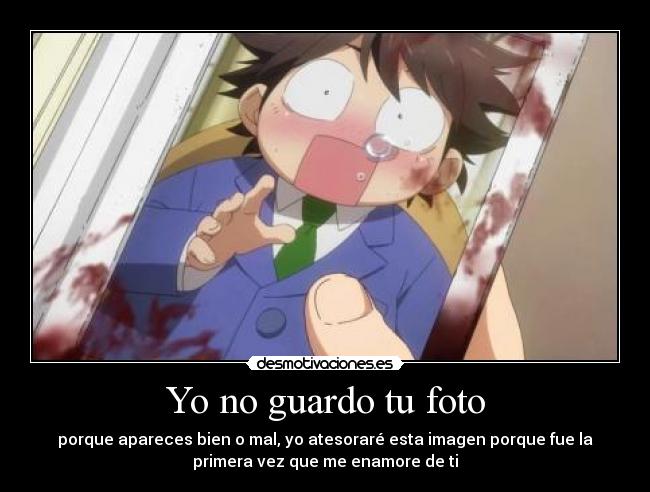 Yo no guardo tu foto -