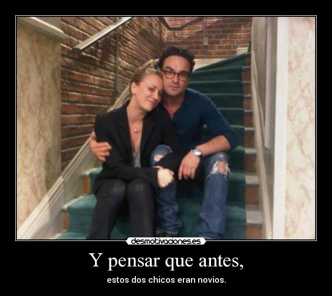 carteles the big bang theory johnny galecki kaley cuoco desmotivaciones