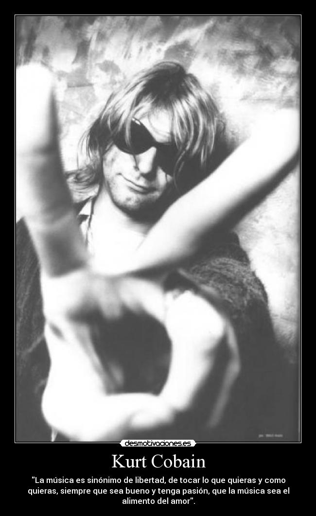 carteles kurt cobain desmotivaciones