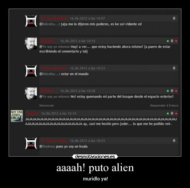 aaaah! puto alien - 