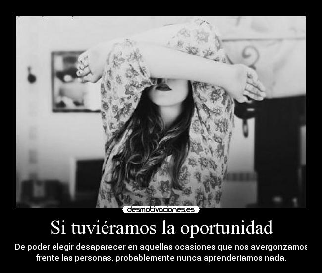 Si tuviéramos la oportunidad - 