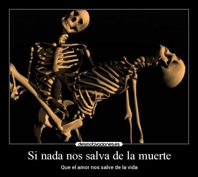 Si nada nos salva de la muerte - 