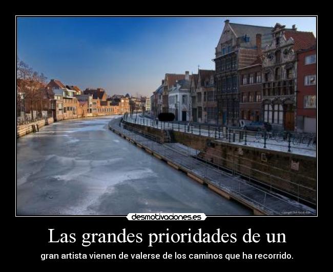 Las grandes prioridades de un -