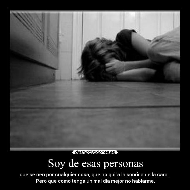 Soy de esas personas - 