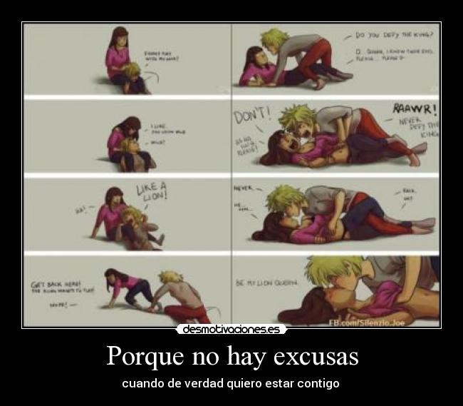 Porque no hay excusas - cuando de verdad quiero estar contigo ♥