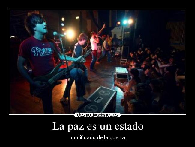 La paz es un estado - 