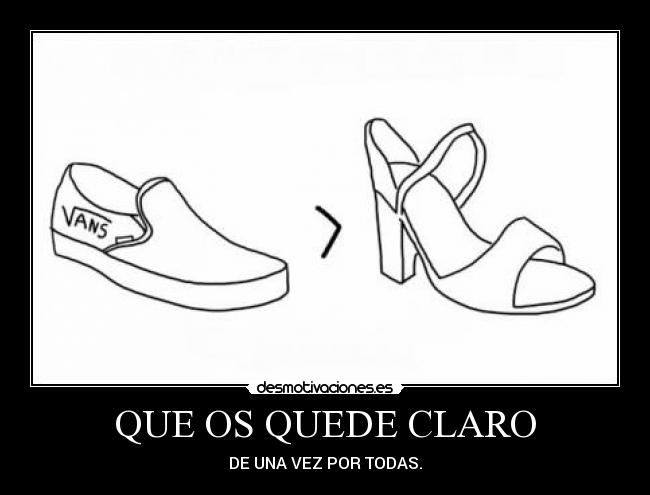 carteles vans tacones desmotivaciones