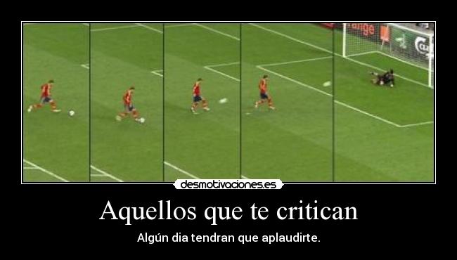Aquellos que te critican - 