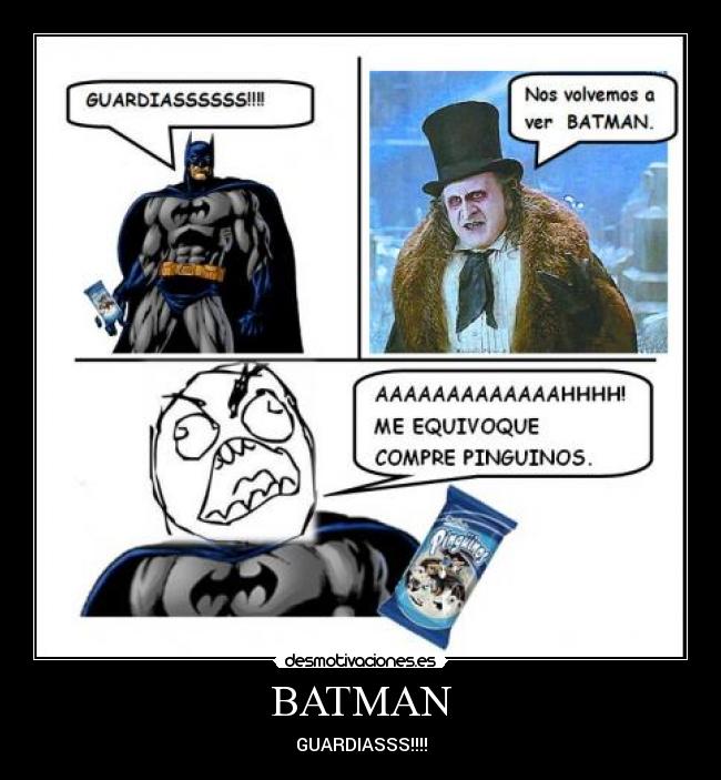 carteles batpingui desmotivaciones
