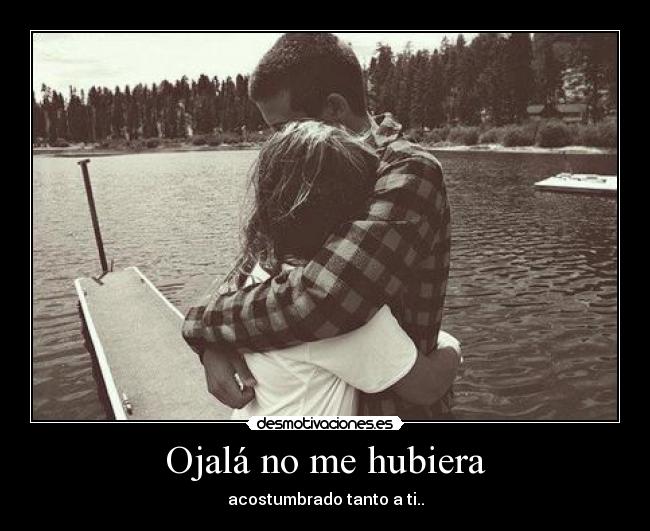Ojalá no me hubiera -