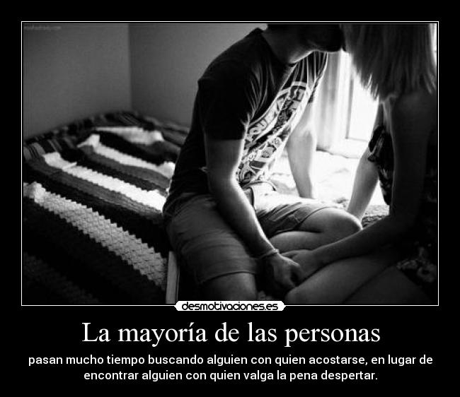 La mayoría de las personas -