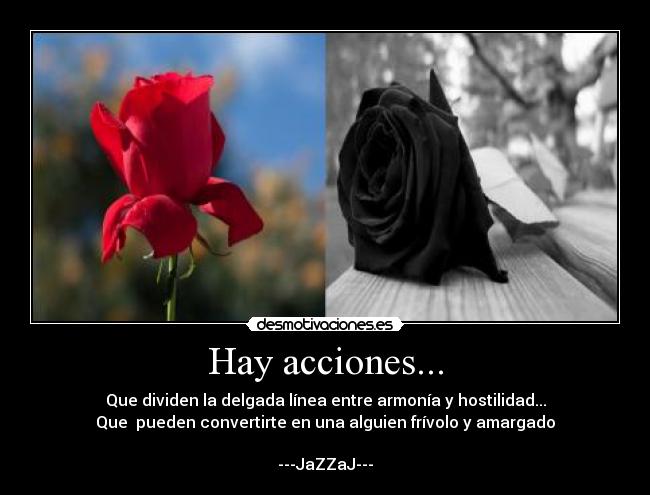 Hay acciones... -