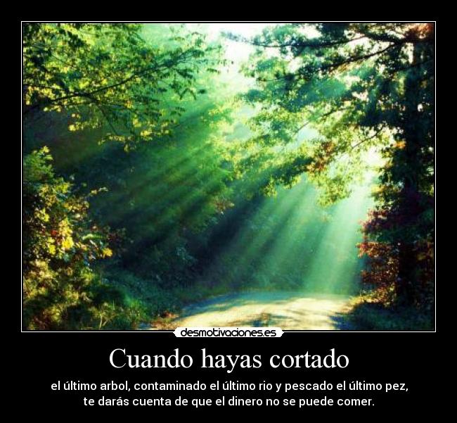 Cuando hayas cortado -