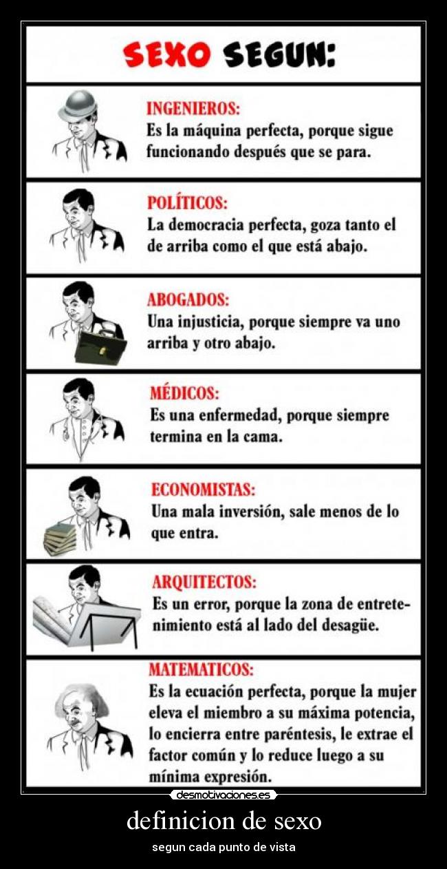 definicion de sexo -