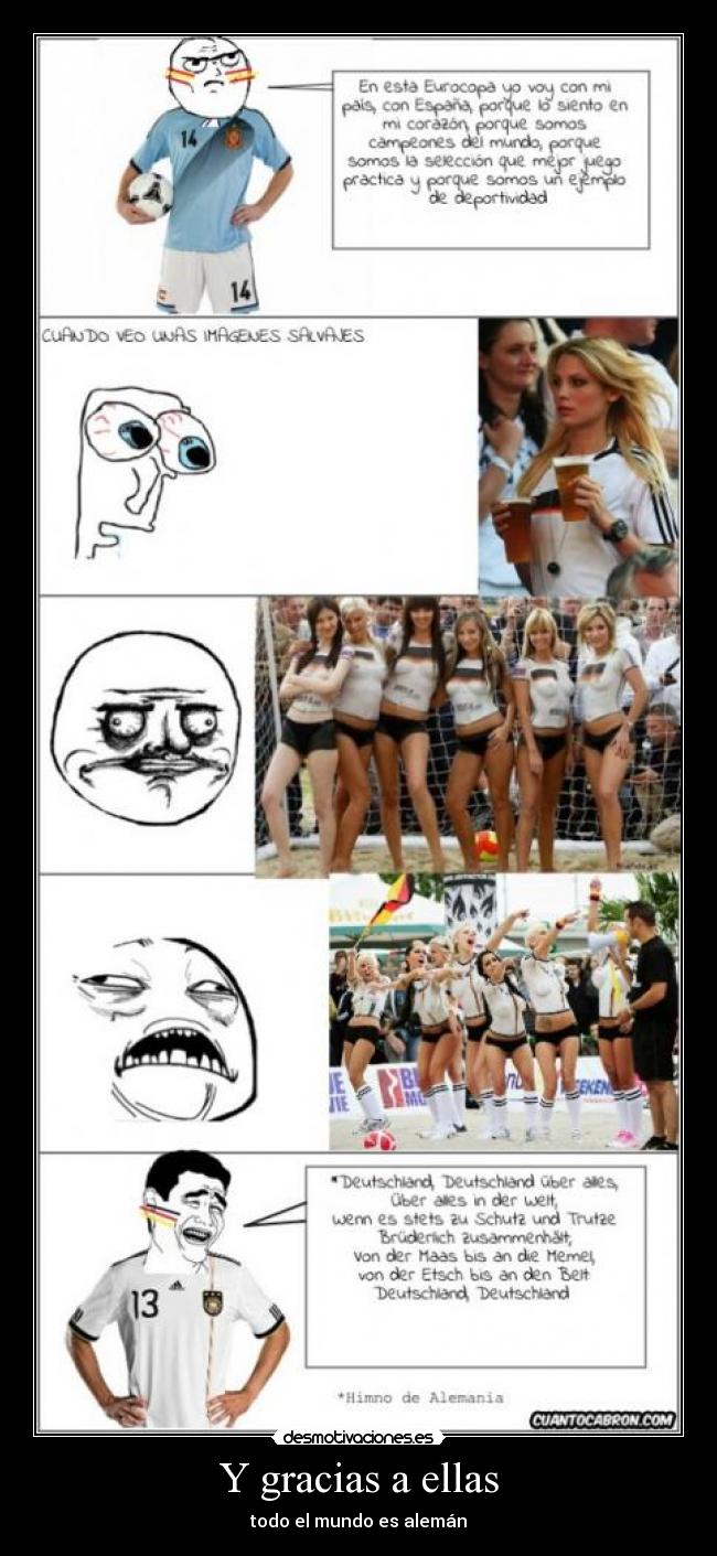 Y gracias a ellas - todo el mundo es alemán