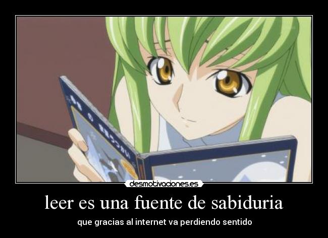 leer es una fuente de sabiduria -