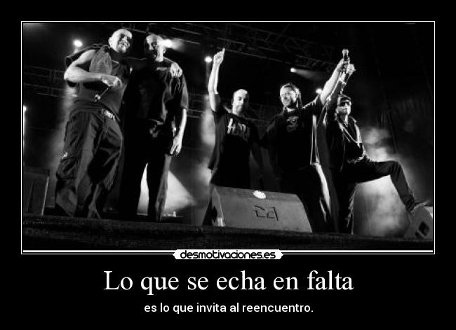 Lo que se echa en falta -