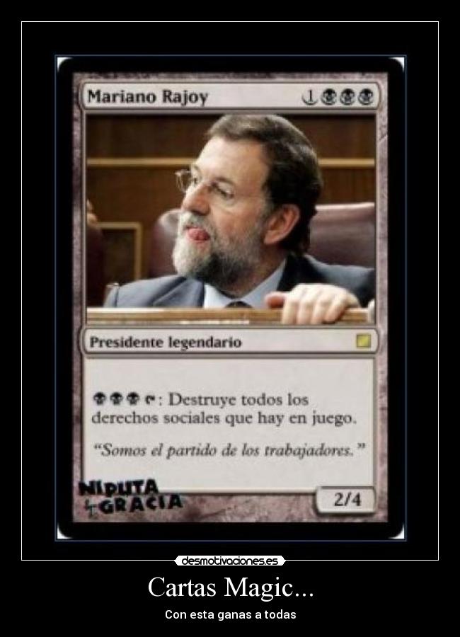 Cartas Magic... - Con esta ganas a todas