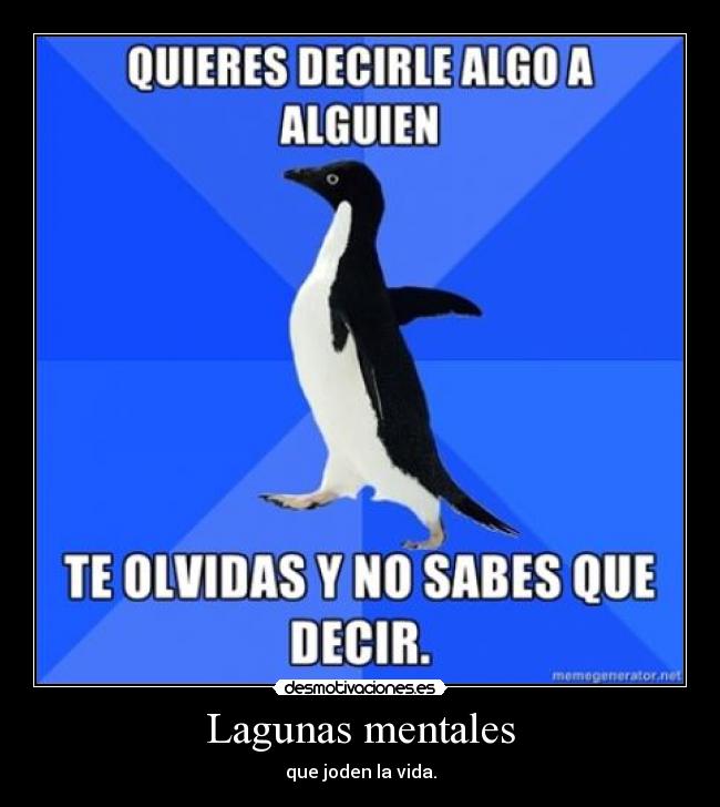 Lagunas mentales - 