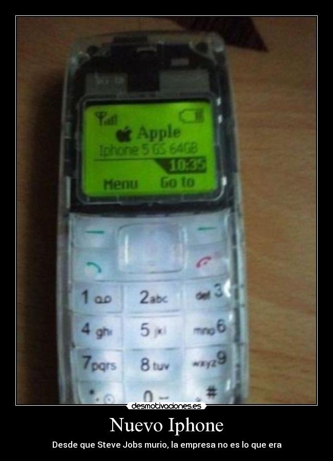 Nuevo Iphone - Desde que Steve Jobs murio, la empresa no es lo que era