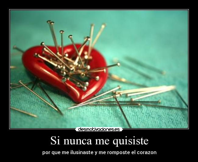 Si nunca me quisiste -