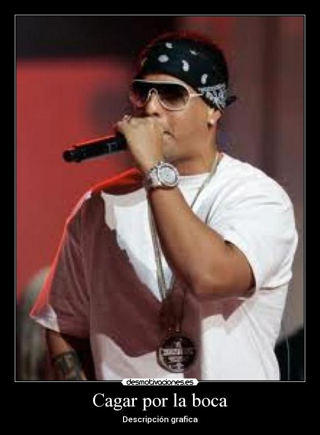 Cagar por la boca - Descripción grafica