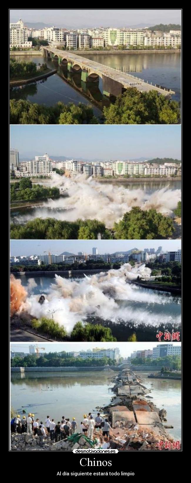 Chinos - Al día siguiente estará todo limpio