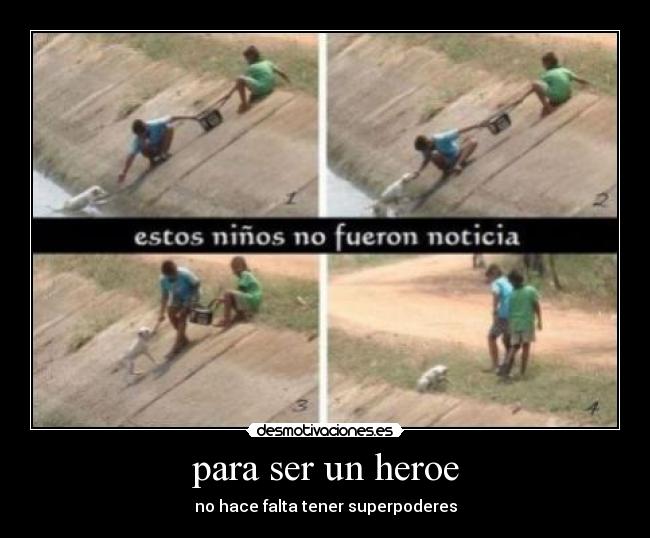 carteles heroes desmotivaciones