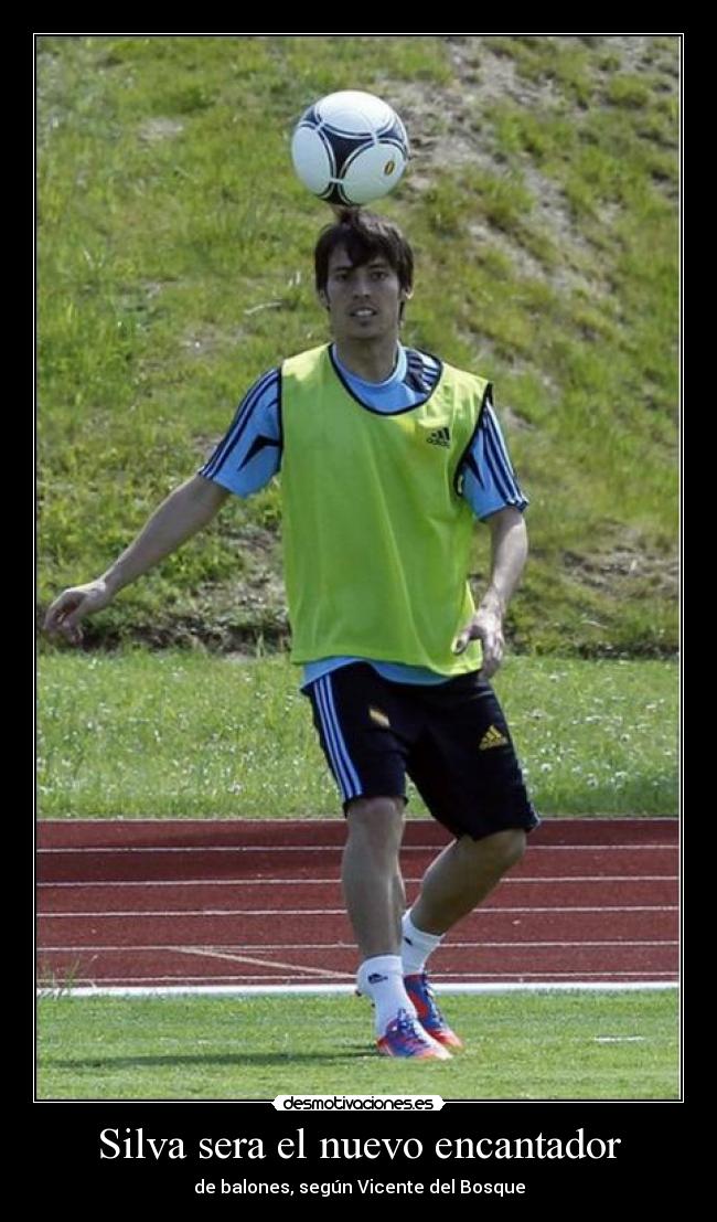 Silva sera el nuevo encantador - de balones, según Vicente del Bosque