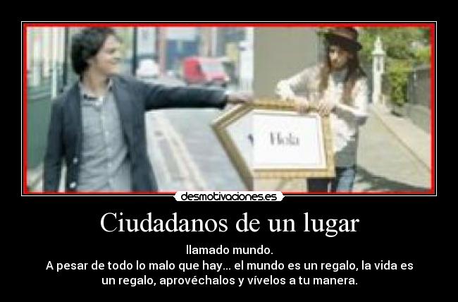 Ciudadanos de un lugar - 