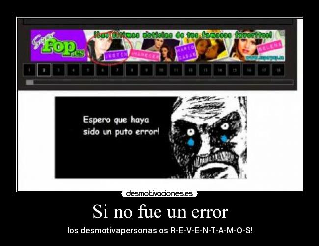 Si no fue un error - los desmotivapersonas os R-E-V-E-N-T-A-M-O-S!
