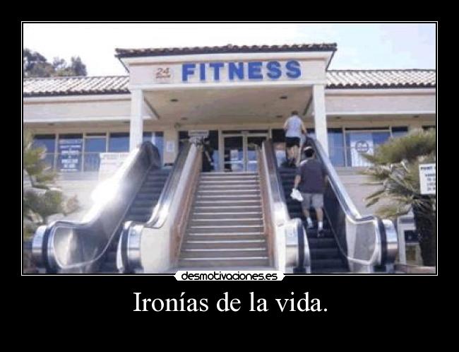 Ironías de la vida. - 