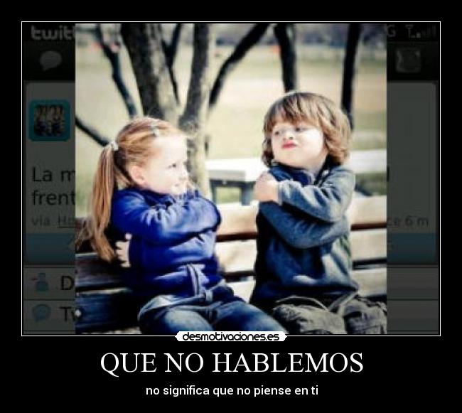 QUE NO HABLEMOS - 