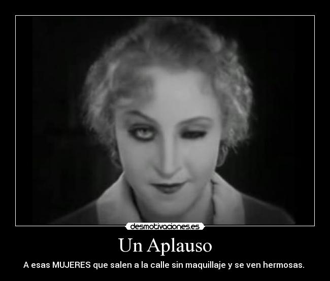 carteles aplauso las mujeres desmotivaciones