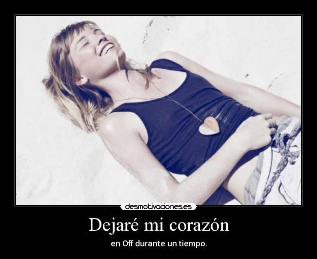 Dejaré mi corazón - 