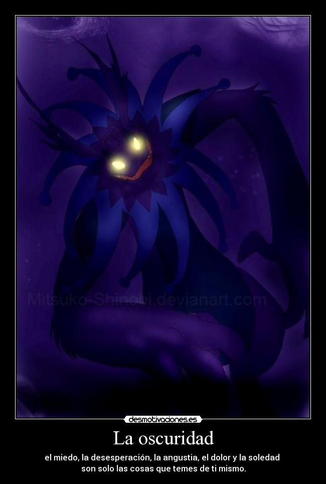 La oscuridad -