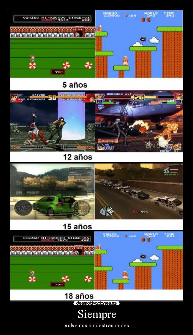 carteles super mario need for speed gta san andreas kof circus charlie desmotivaciones