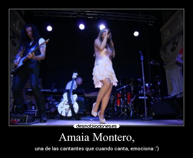 Amaia Montero, -