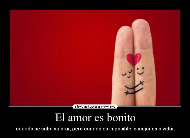 El amor es bonito -